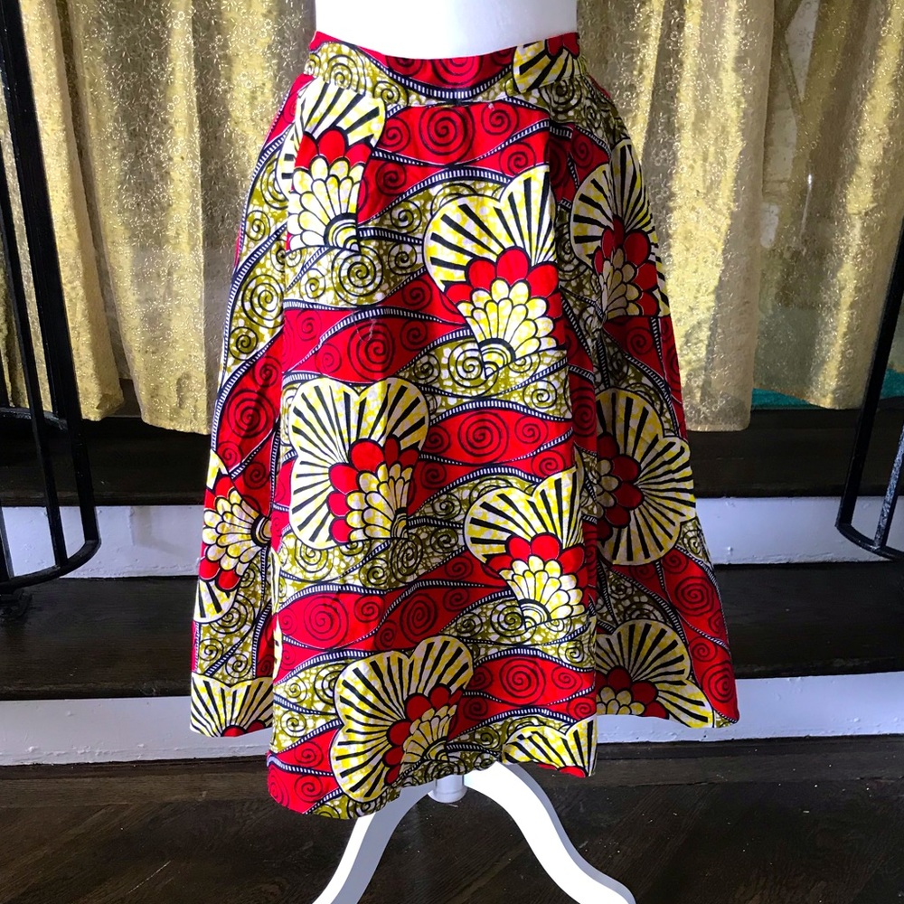 Vintage ethnic dress florence broadhurst ish print
